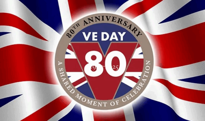 VE Day 2025 flag