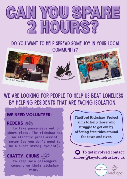 Could you spare two hours to help tackle loneliness